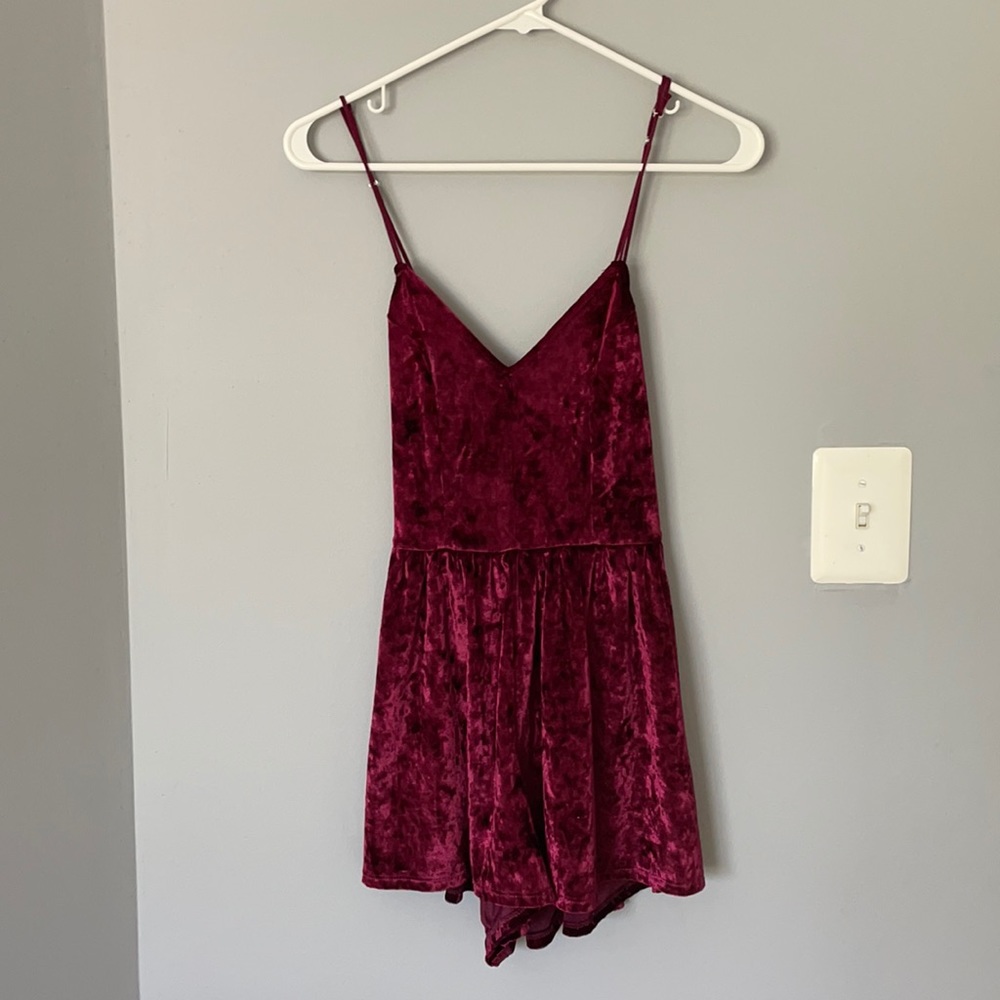 Velvet romper